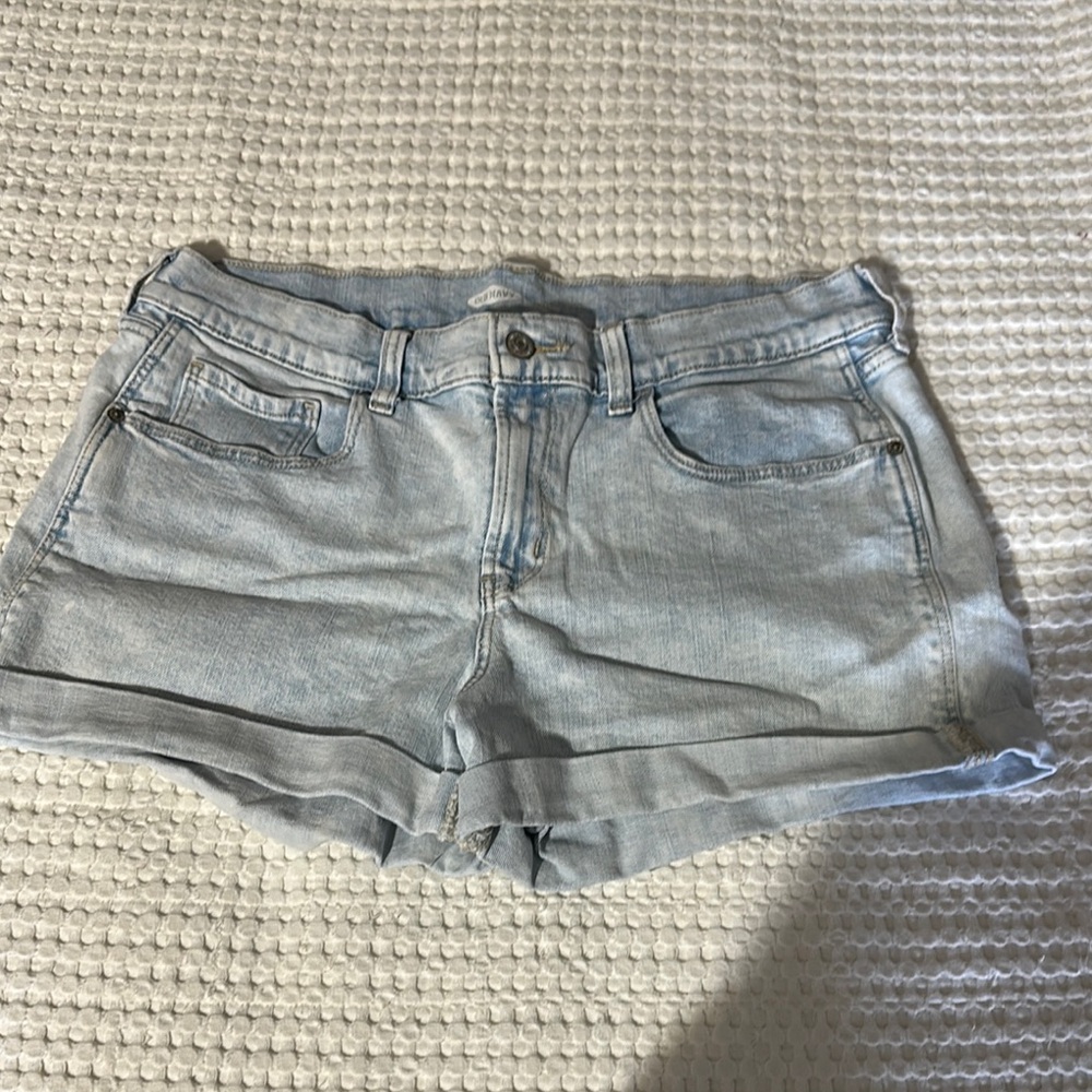 Old Navy Light Blue Denim Cutoff Shorts